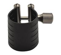 Generic Ligature de saxophone en cuir PU, robuste et pratique, accessoire pour instrument de musique, fixation pour, saxophone, professeur, 9.25 Cm X 8.4 Cm X