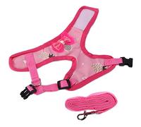 Generic Ligue DE Poulet, Harnais d'entraînement en Mailles Respirantes et MâLE DE Canard Leas Harnais DE Poulet Strape RÉGLABLE DE TRACULATION en OUTROOR Corde pour Colle pour Le pour Le PENDE pour