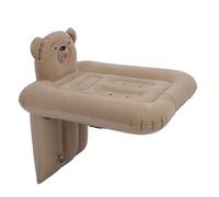 Generic Lit de Voiture Gonflable pour Tout-petit, Design Spacieux et Ludique, Ceinture de sécurité Amovible, Lit de Voyage Gonflable pour les Voyages en Famille, Peluche PVC 80 X 60 X 82 Cm