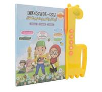 Generic Livre d'apprentissage pour Enfants avec Stylo Machine de Lecture éducative Interactive Multiculturelle pour Enfants de 3 à 6 Ans en Malais Arabe Anglais Plastique 11 X 10,8 Pouces
