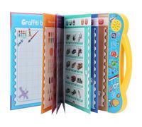 Generic Livre électronique d'apprentissage pour Enfants, Machine de Lecture en Anglais, Jouet avec Un Savoir-Faire Exquis, Soutient Le Développement de la Vue et de L'audition, Parfait pour Les 3