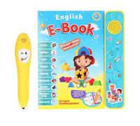 Generic Livre Parlant d'apprentissage électronique Interactif pour Enfants pour L'amélioration du Vocabulaire Anglais avec Stylo de Lecture, Jouet éducatif pour Le Lien Parent-Enfant, 7,28 X 8,27