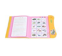 Generic Livre Sonore Arabe éducatif pour Enfants, Améliore la capacité Tactile, Merveilleux d'anniversaire pour Enfants, Convient aux de 3 Ans et Plus (Orange)