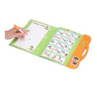 Generic Livre Sonore d'apprentissage pour Les Tout-Petits, Jouet Interactif éducatif Amusant avec des Motifs de Dessins Animés pour Les Enfants de 3 Ans et Plus (Orange)