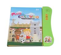 Generic Livre Sonore Interactif Bilingue pour Enfants, Apprentissage de L'alphabet, des Chiffres, des Animaux, des Fruits et des Légumes, Jeu Professionnel, 25 X 22 X 2,5 Cm (Green)