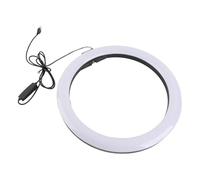 Generic LJJ 12W Dimmable 12 Pouces Cercle Lumière LED Alimenté par USB avec Double Chaussure Froide pour Le Maquillage Selfie