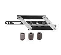 generic Localisateur de Trous à Centrage Automatique Réglable et Kit de Gabarit de Chevilles - Modèle de Guide de Perçage Multi-tailles pour le Travail du Bois, le Marquage et