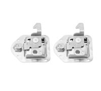 Generic Loquet de Boîte à Outils de Camion en Acier Inoxydable, Boîte à Outils Durable, Poignée de Verrouillage à Palette pour Remorque RV UTV ATV avec 4 Clés