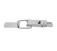 Generic Loquet de Loquet D'armoire en Acier Inoxydable de Haute qualité, Boucle avec Compression et Cadenas pour Casiers, Armoires, Coffres, Boîtes, Réfrigérateurs