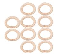 Generic Lot de 10 Chouchous Fins pour éviter les Dommages aux Cheveux, Tenue Forte pour Cheveux Moyens pour Femme, élastiques Simples et Tendance pour les Styles, pour le Quotidien et les