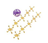 Generic Lot de 10 Jeux de Société Légers Au Design Rétro Classique pour Enfants de 7 à 14 Ans, Cadeaux D'anniversaire, or