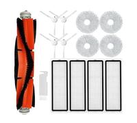 Generic Lot de 14 accessoires compatibles avec les aspirateurs robot Xiaomi S10+/S10 Plus, brosse latérale, chiffon de nettoyage, filtre HEPA de rechange (B (14 pièces))