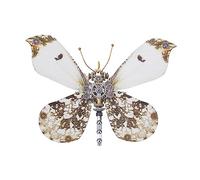 generic Lot de 150 puzzles en métal Steampunk 3D en forme de papillon - Puzzle mécanique 3D à monter soi-même - Modèles en métal 3D pour adultes