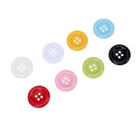 Generic Lot de 16 Grands Boutons en Plastique de 50 Mm en 8 Couleurs, Idéal pour les Projets de Couture et D'artisanat (Couleur mélangée)