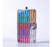 Generic Lot de 170 perles pour dreadlocks à motifs exquis, matériau flexible, bijoux de cheveux tendance faciles à utiliser, accessoires pour fêtes, mariages, festivals de cinéma