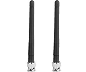 Generic Lot de 2 antennes UHF de rechange pour récepteur Sennheiser EW G3/G4 et EM-XSW 2 récepteurs EW100 EW300 EW500 G3, avec connecteur BNC, noir