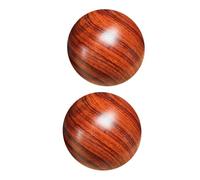 Generic Lot de 2 Balles de Massage en Bois Composite pour Mains, Portable et Améliore le Sommeil, pour Personnes Âgées et Exercices de Relaxation
