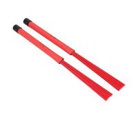 Generic Lot de 2 Brosses à Tambour Rétractables, Brosse à avec Manche en Caoutchouc en Plastique, Remplacement de Brosse pour Batterie avec Prise Confortable, Idéale pour les Batteries de Jazz et