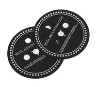 Generic Lot de 2 Disques de Réglage de Bobine pour Améliorer la Transmission du Signal, Réduire la Distorsion, Adaptateur Nab, Entretoise, pour Magnétophone Bobine à Bobine (0,9 mm)