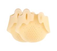 Generic Lot de 2 écarteurs D'orteils, de Pieds, Relaxant En Gel, Séparateur D'orteils, Coussinet de Soutien pour Corriger Les Orteils Qui Se, Jaune