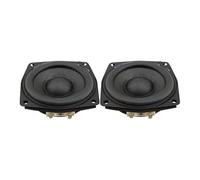 Generic Lot de 2 haut-parleurs complets de 6,3 cm 8 Ohm 15 W Hifi 66 mm Double néodyme papier bassin haut-parleur Home Cinéma