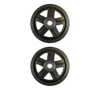 Generic Lot de 2 Roulettes Silencieuses pour Porte de Grange, Rail de Suspension pour Portails, Granges, Portes Intérieures