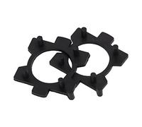 Generic Lot de 2 Supports de Base de Phare LED - Adaptateur ABS pour une Installation Facile Plug and Play, Faible Consommation d'énergie, Design Compact pour Ampoules H7, Support d'ampoule de