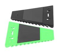 generic Lot de 2 Supports de Rangement pour Clés Magnétiques, Porte-Outils en ABS Robuste pour Clés de 6 à 24 Mm et 1/4" à 1/16", Rangement Peu Encombrant avec Aimant Puissant pour