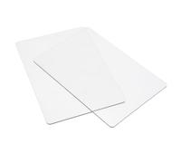Generic Lot de 2 Tampons de Découpe en Plastique Polycarbonate pour Machine à Gaufrer, Surface Claire et Lisse, 22 X 15 Cm, Convient pour la Découpe A5, L'artisanat