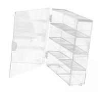 Generic Lot de 2 Vitrines Transparentes pour Modèles de Véhicules 1/64, Diorama, Parking, Protection, Vitrine pour Modèles de Voitures de Sport, Cadeaux