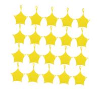 Generic Lot de 20 Boîtes en Papier D'étoile Jaunes pour Bonbons, Faciles à Transporter Ranger, pour Mariage et Carnaval