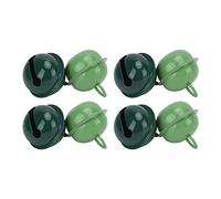 Generic Lot de 20 Clochettes en Vert Armée et Vert foncé, Cadeau Parfait pour Noël, Petites Cloches Artisanales pour Bricolage, Emballage, Décoration de vacances.