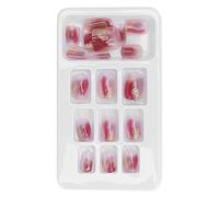 Generic Lot de 24 Faux Ongles à Colle pour Femme pour Manucure Nail Art, Couverture Complète, Design Réaliste pour les Réunions, les Mariages et la Vie Quotidienne, Matériau ABS de Haute qualité
