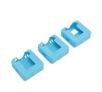 Generic Lot de 3 Coques en Silicone pour Microphone Wireless Go II, Protection Antichoc pour Voyage et Utilisation en Extérieur (Blue)