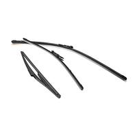 Generic Lot de 3 Essuie-glaces en ABS Durable pour 2007-2013, Conduite à Droite, Installation Facile, 61 Cm + 40,6 Cm Avant 30,5 Arrière