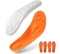 Generic Lot de 3 paires de semelles intérieures en mousse à mémoire de forme - Talon rembourré pour soulager la douleur au pied - Soutien confortable et respirant pour se tenir debout, le jogging et