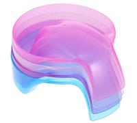 Generic Lot de 4 Bols de Trempage pour Manucure Plastique Léger Couleur Aléatoire Taille Moyenne Outil de Nail Art pour Enlever les Faux Ongles et Soins des Couleur