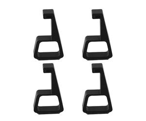 Generic Lot de 4 supports horizontaux fins en silicone antidérapant pour dissipation de la chaleur de la console de jeu (noir)