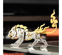 generic Lot de 45 puzzles 3D en métal avec coq du zodiaque, fait à la main, modèle en métal, puzzle mécanique 3D pour adultes à construire