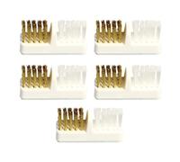 Generic Lot de 5 Brosses de Nettoyage en Fil de Cuivre pour Embouts de Ponceuse à Ongles, Taille Compacte, Outil Manucure Professionnel pour Nettoyage Rapide de Poudre et Saleté, Salon