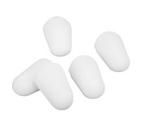 Generic Lot de 5 capuchons d'embouchure, compatibles avec saxophone clarinette, protection légère en silicone pour musiciens, blanc