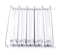 Generic Lot de 5 distributeurs de boissons réglables pour réfrigérateur - 38 cm - Distributeur de soda à pousser automatique pour canette de bière