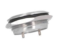 Generic Lot de 5 Interrupteurs à Bouton étanches en Acier Inoxydable à Dessus Plat pour Systèmes de Contrôle électrique, 0-220 V, Accessoires D'alimentation à Borne à Vis pour Voitures, Camions,