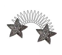 Generic Lot de 5 Peignes à Cheveux En Strass pour Fixation de Finition de Cheveux, épingles à Cheveux Décoratives et Flexibles, Support pour Franges, pour Che