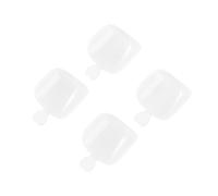 Generic Lot de 500 Faux Ongles pour Orteils à Couverture Complète, Lisses à Mettre et Faciles à Enlever, Parfaits pour Concevoir des Ongles pour un Mariage ou une Fête, Adaptés pour un Usage (WHITE)