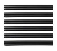 Generic Lot de 6 Capuchons Étanches la Lumière pour Stylos à Manucure Noirs, Accessoires Nail Art, Embouts Protecteurs Décoratifs Légers et Compacts pour Prolonger la Durée de Vie