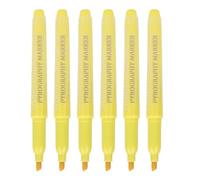 Generic Lot de 6 Marqueurs à Bois à Pointe Large pour Projets de Pyrogravure, Stylo Brûlant Résistant à la Décoloration pour les Créations Artistiques, Parfait pour les Menuisiers