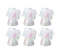 Generic Lot de 6 Poids de Ballon Réutilisables en Aluminium pour Ancrer Solidement Les Ballons Lors des Mariages et Anniversaires, 140 G Chacun