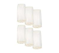 Generic Lot de 6 Sacs à Perruque avec Cordon de Serrage, Légers et Peu Encombrants, pour Les Extensions de Cheveux, pour Salon, Maison, Beige