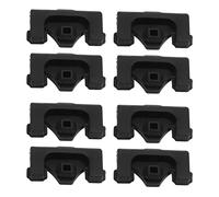 Generic Lot de 8 Pae-chocs en Silicone Couler les Mobiles Friteuse à l'installateur et Antidérapants pour Poêle à Griller